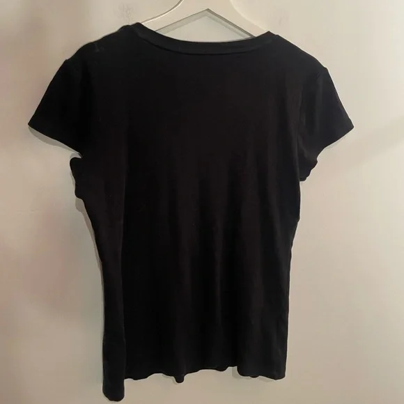 Banana Republic 100% cotton Cotton V-Neck T-Shirt‎ large - Picture 4 of 4